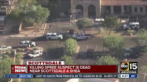 Suspect tied to several Phoenix, Scottsdale deaths dead after apparent suicide