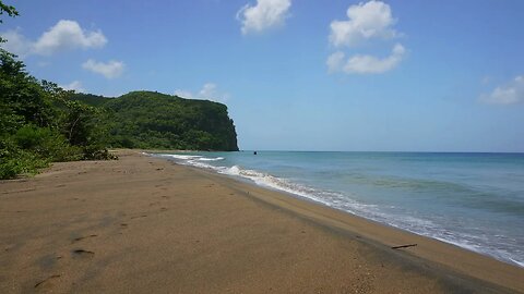 3hrs Of The Soothing Ambiance Of The Caribben Sea On A Remote Beach - Ocean Waves Sounds - 4kUHD