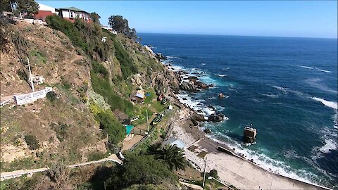 Caleta San Pedro at Cartagena in Chile