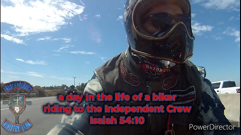 a day in the life of a biker riding to the Independent Crew Run Isaiah 54:10 #theoutlawpreacher