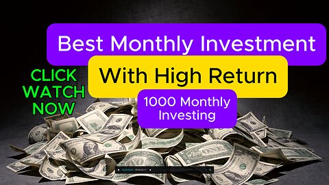 Best Monthly Investment Plan 1000 Month Investing In Quant Teck Mutual Fund For Long Time Money Make