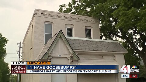 Neighbors applaud progress of Independence 'eyesore'