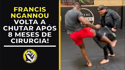 FRANCIS NGANNOU VOLTA A CHUTAR 8 MESES APÓS CIRURGIA!