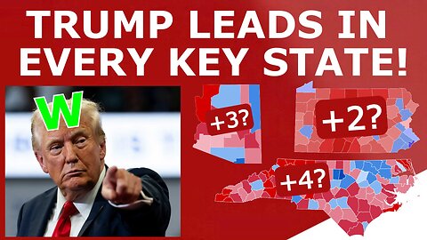 Trump EDGES Harris in KEY Battleground States!