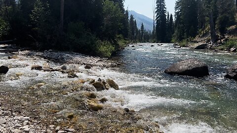 TRULY SPECTACULAR WHITE SAND PRIVATE BEACH RIVER SHORELINE CAMPSITE IN IDAHO!