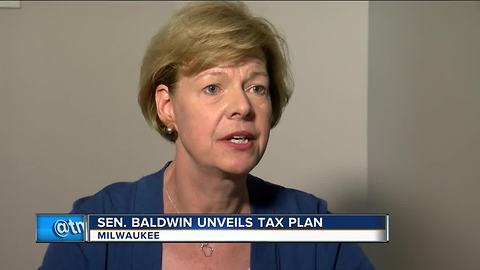 Sen. Baldwin unveils tax reform plan