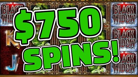 PURE MADNESS! 🕷 MASSIVE $750 SPINS IN VEGAS!