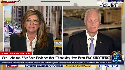 Sen. Johnson: “I’ve Seen Evidence that “There May Have Been TWO SHOOTERS” – “We Can’t Trust the FBI"