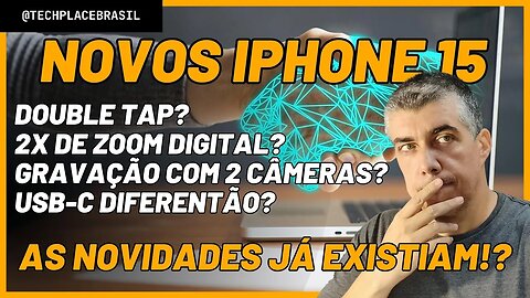 Assista enquanto está no ar... Novos iphones 15!