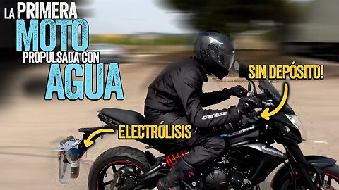 LA MOTOCICLETA QUE FUNCIONA CON AGUA