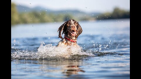 Teaching Dogs How To Swim