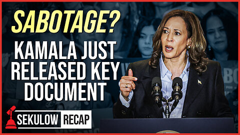 Sabotage? Kamala Releases Key Document 1 Day Before Debate