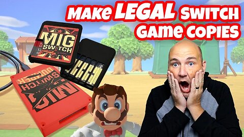 Make LEGAL Backups Of Nintendo Switch Cartridges | MiG Flash V2 Review