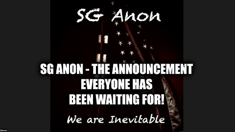 SG Anon Great - The Announcement Everyone Has Been Waiting For - September 19..