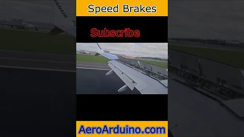 Pilot Quickly Speed Brakes After Touch Down #Aviation #Flying #AeroArduino