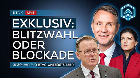 🟥 LIVE | BLITZ-WAHL oder BLOCKADE in Thüringen? | #ANKÜNDIGUNG