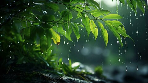 Heavy rain sound for sleeping 😴