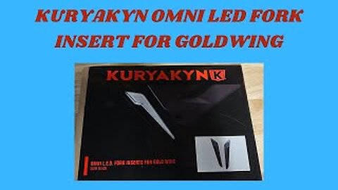 Kuryakyn Omni LED Running Light/Turn Signal Fork Inserts for Honda Goldwing