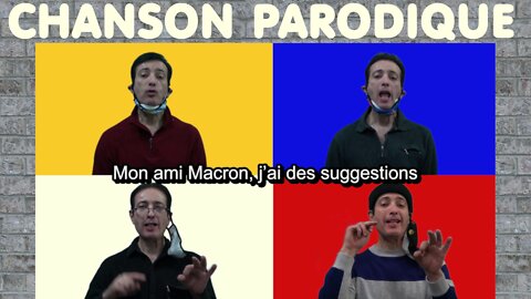 Ras le masque. Parodie sur l'air de "j'ai du bon tabac" (16 oct. 2020)