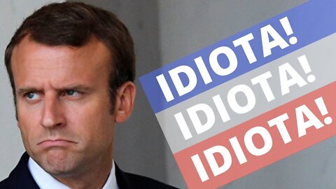 French President MORON, is deliberately trying to PISS-OFF the UNvaxed