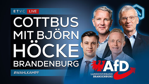 🟥 LIVE | COTTBUS - AfD Wahlkampf mit BJÖRN HÖCKE u.A. | #VORort