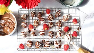 I Can't Stop Eating Them! Easy Peanut Butter And Jelly Raspberries Dipped In Chocolate