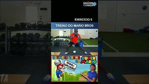 Treino do SUPER MARIO na VIDA REAL p/ PULAR + Alto🍄5 #Treino do #supermario #MARIOBROS #pliometria