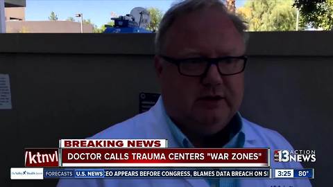 Doctor calls emergency room 'war zones'