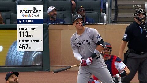 Aaron Judge hammers 467-foot home run