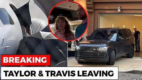 1 MINUTE AGO_ Travis Kelce & GF Taylor Swift Hold Hands on Private Plane Back to Kansas City