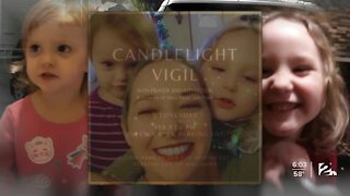 Sand Springs community holds vigil in memory of murdered children and mother