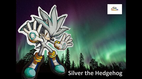 Sonic - Silver the Hedgehog Coloring Book