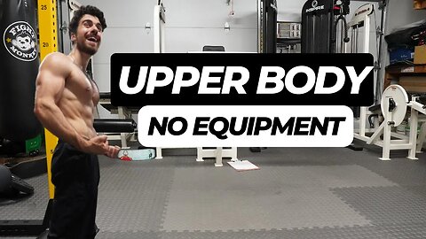 20 MINUTE COMPLETE UPPER BODY Strength Workout (No Equipment)