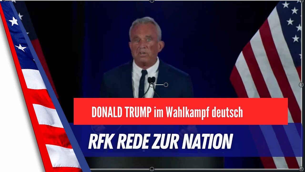 RFK gibt auf - Volle Rede an die Nation.