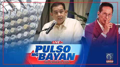 LIVE: Pulso ng Bayan kasama sina Admar Vilando at Jade Calabroso | September 12, 2024