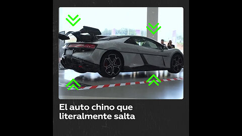 Auto chino puede saltar gracias a una nueva tecnología de suspensión