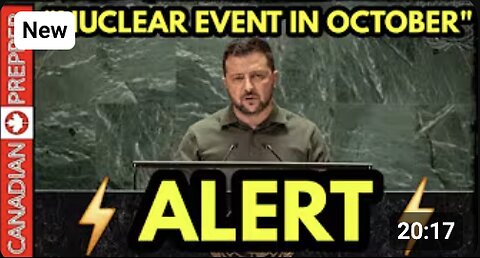 ⚡ALERT: 'NUCLEAR EVENT' PLANNED FOR OCTOBER- ZELENSKY, MASS CENSORSHIP HAPPENING BEFORE WW3 CRISIS