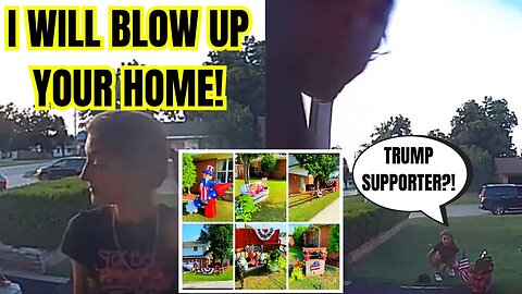 UNHINGED Woman THREATENS Home Over July 4th Decorations In Moore Oklahoma! 'BLOW UP YOUR HOME'