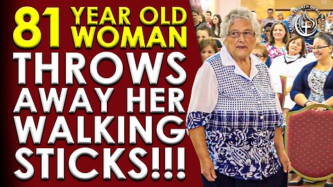 81-YEAR-OLD WOMAN RESTORED TO HER FEET AGAIN!👏