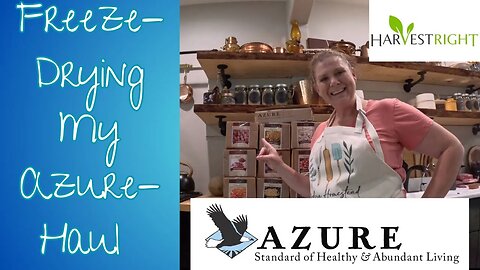 Freeze Drying my Azure Haul June 2023! Frirst Frozen Azure Haul on The Alaskan Homestead