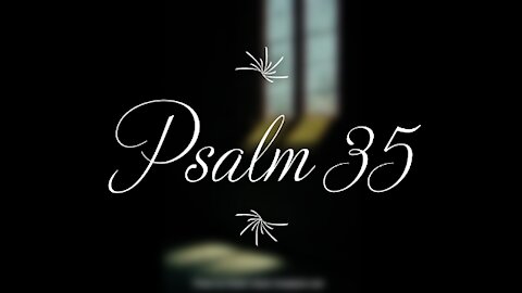 Psalm 35 | KJV | Click Links In Video Details To Proceed to The Next Chapter/Book