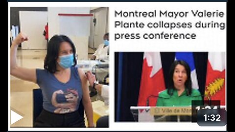 Montreal Mayor Collapses during Press Conference 🥴