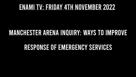 Manchester Arena inquiry: Ways to improve response of emergency services