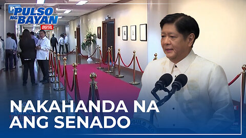 Nakahanda na ang Senado para sa pagbubukas ng sesyon ngayong araw.