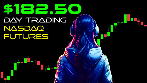 Day trading NASDAQ futures for $182.50 | 1 minute chart