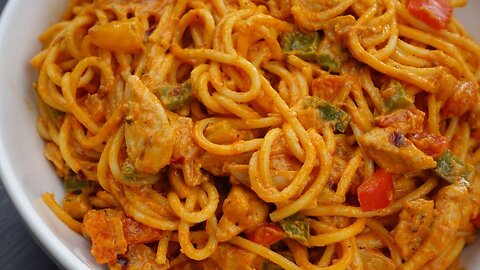 Quick And Easy Spaghetti Recipe,Creamy Chicken Spaghetti By Recipes Of The World