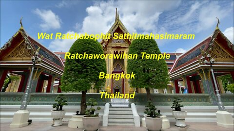 Wat Ratchabophit Sathitmahasimaram Ratchaworawihan temple in Bangkok Thailand