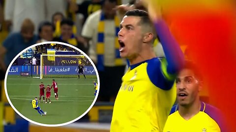 Cristiano Ronaldo scores 38-YARD freekick as Al Nassr beat Abha 2-1 | BMS Match Highlights