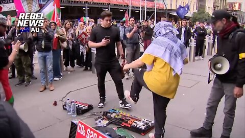 FULL VIDEO: Melbourne buskers ATTACKED by anti-Israel hate mob