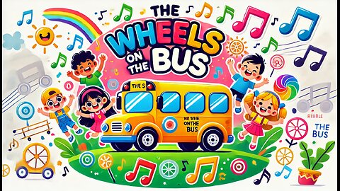 "The Wheels on the Bus | Fun Nursery Rhyme for Kids | Giggle Tunes"